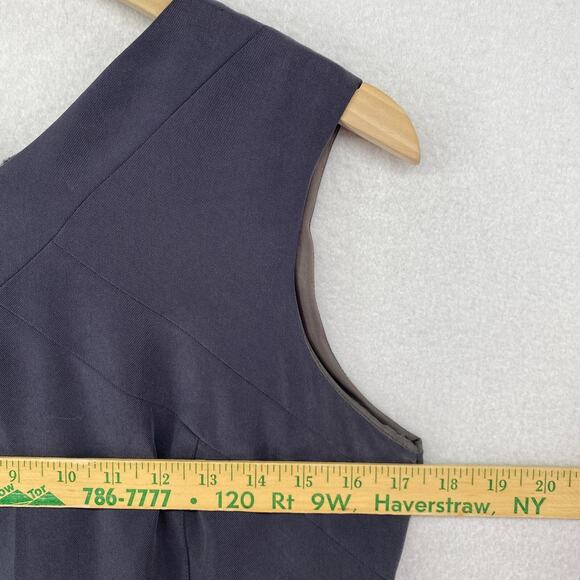 TONI FRANCESC Dress 8 Fit & Flare Skater Knee Length Sleeveless Blue Gray Spain - Picture 11 of 16